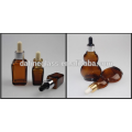 cosmetic packaging gourd-shaped glass essential oil bottles with droppers